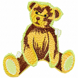 Teddy Embroidery Design 2